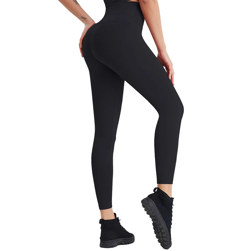 Factory High Quality Stock Seamless Knitted Sports Yoga Suit Long-sleeved Fitness Leggings Hollow Breathable High Waist Plaid MegaBDM