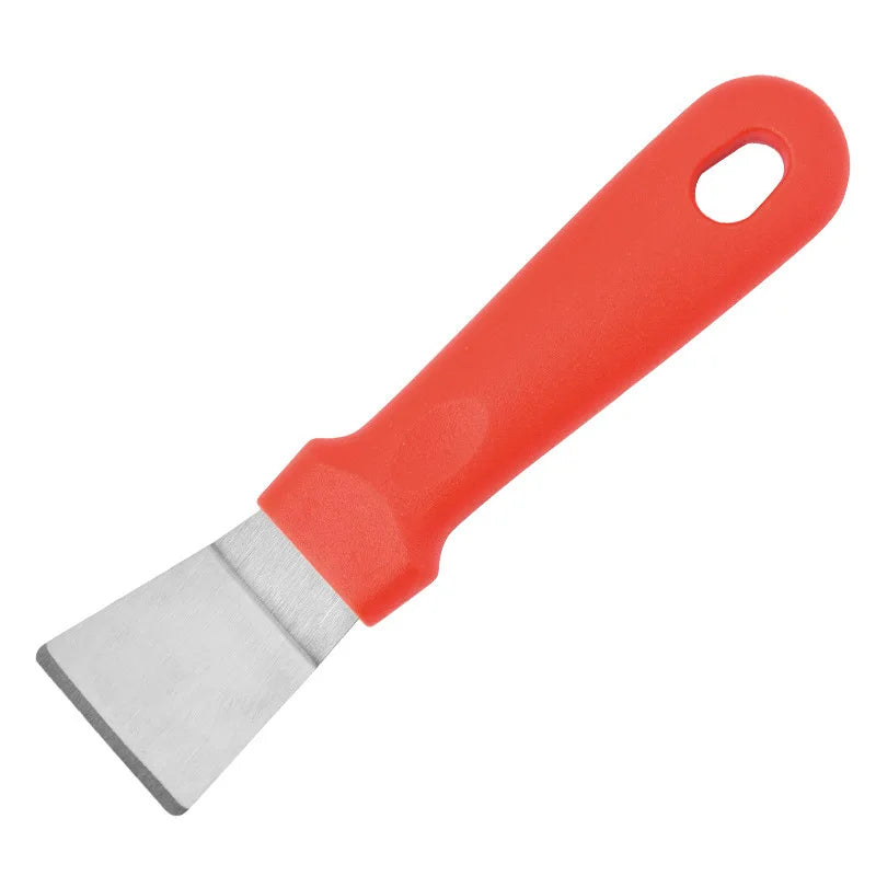 JuXinDa Multifunctional Plastic Handle Eco-Friendly PVA Small Spatula Hood Swirl Shell Pot Bottom Kitchen Refrigerator Cleaning