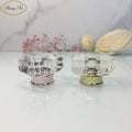 Custom Packaging Cosmetic Luxury Shiny Transparent Perfume Caps Perfume Bottle Cap Lids Closures Luxury Bottle Caps