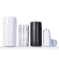 In Stock 15g 30g 50g 75g Black White Clear Fragrance Deodorant Antiperspirant Twist up Empty Deodorant Stick Oval Container