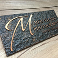 Solid Metal Plaque Custom Metal Plaques Panel Sign Options with clear Coating