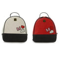 Mickey Minnie Japanese Style PU Backpack for Women Lady Portable Closure with Zipper Supplied by the Vendor