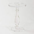 Acrylic Folding Coffee Table Clear Top Stainless Base Modern Design Customizable Multi-Purpose Living Room Furniture Custom Logo