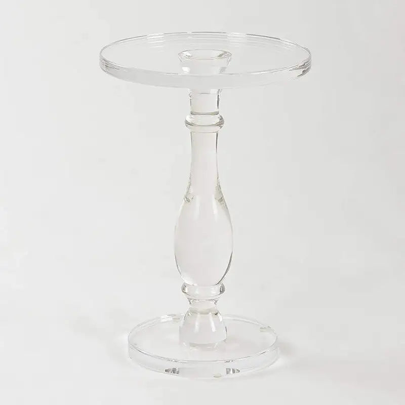 Acrylic Folding Coffee Table Clear Top Stainless Base Modern Design Customizable Multi-Purpose Living Room Furniture Custom Logo