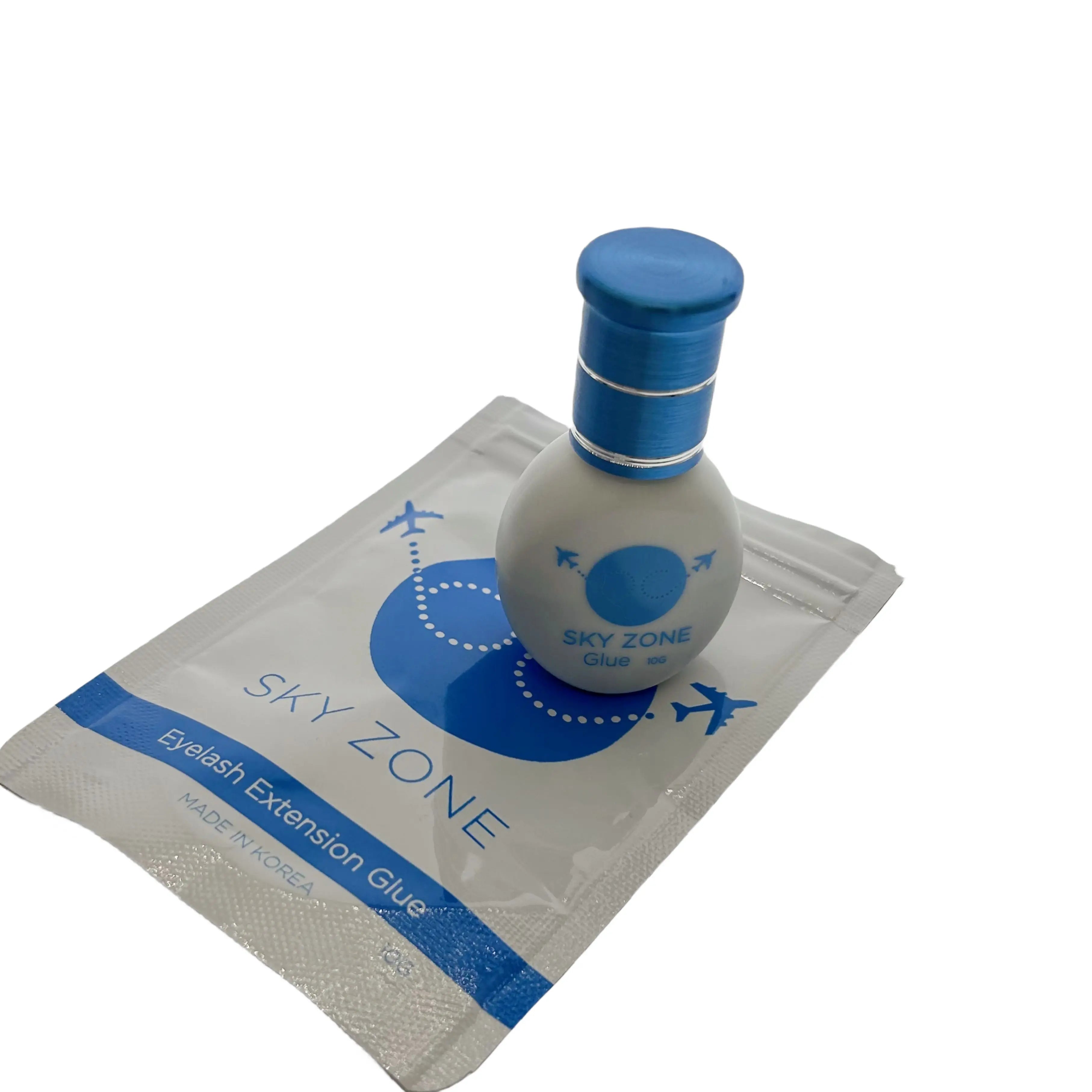 5g Oil Water Proof MSDS Certified Wholesale Eyelash Extension Glue Korean Genuine Sky Zone Lash Glue