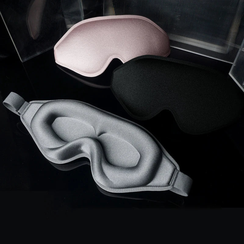 Custom Logo 3D Shading Light Eye Mask Soft Night Sleep Mask with Sleeping Features for Eye Health Care