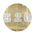 English letter A-Z Arabic Cake numerals0-9 Pendant epoxy Resin Crystal Glue Silicone Mold Aromatherapy for 3D Mould