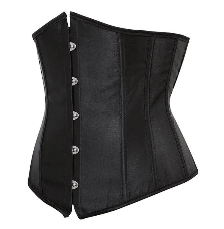 Hot Sale Women's Corset Top Bustiers Waist Corsets Steampunk Overbust Vintage Belly Sheath Gothic Style Black Corset Underbust