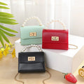 Factory Custom Oem Pearl Crocodile Pattern Designer Bags Pvc Summer Latch Stylish Ladies Handbag Women Messenger Shoulder Bags