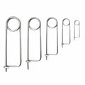 Stainless Steel Industrial Safety Pins Strong Power Coiled Tension Spring Locking Pin Customize Wire Diameter 8.0mm