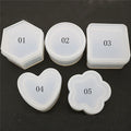 C-0239 Hexagonal storage box crystal drop plastic mold mirror square silicone resin mold