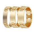 18K Real Gold Plated Minimalist Titanium Stainless Steel Bracelet Fashion Charm Jewelry for Men Women Bar Design Making Supplies