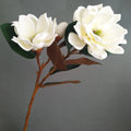 Real Touch Artificial Magnolia Silk Stems Large Office Vase Table Centerpiece for Graduation Easter Faux Magnolia Flowers Branch