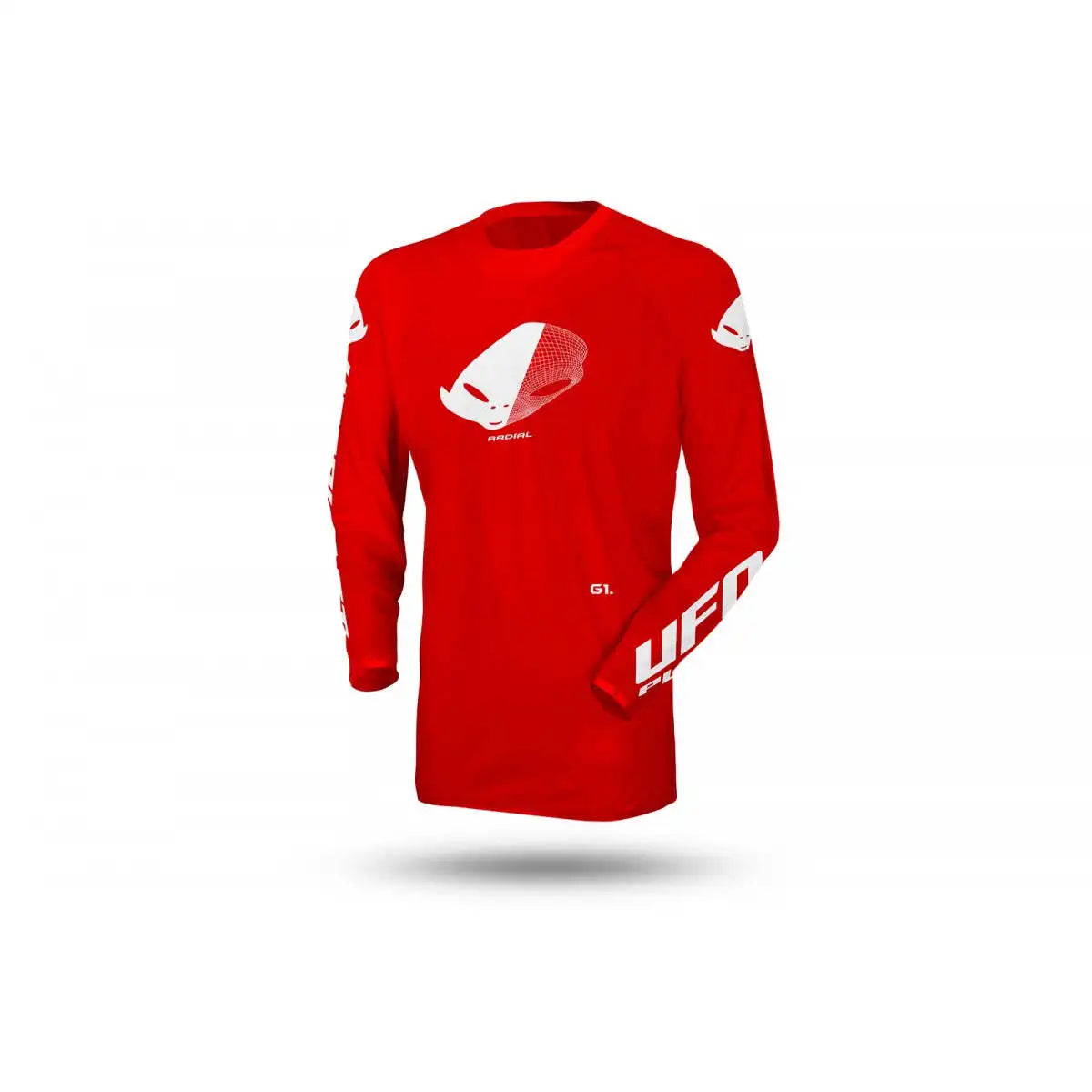 RADIAL Motocross Jersey Breathable Auto Racing Wear in Red XL Size Motorcycle Jersey and Racing Shirts