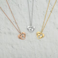 2025 Custom Stainless Steel Heart Map Necklace for Women Gold Plated Earth World Map Pendant