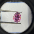 HQ Gems Pink Oval Pear Moissanite VVS1 Oval 9x11mm 5 Carats Synthetic Moissanite Loose Moissanite Diamond