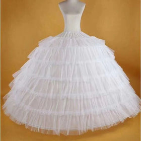 2023 New Adjustable Ball Gown Petticoat Crinoline Birdcage Cosplay Underskirt 6 Layer Tulle 6 Hoop Skirt for Wedding