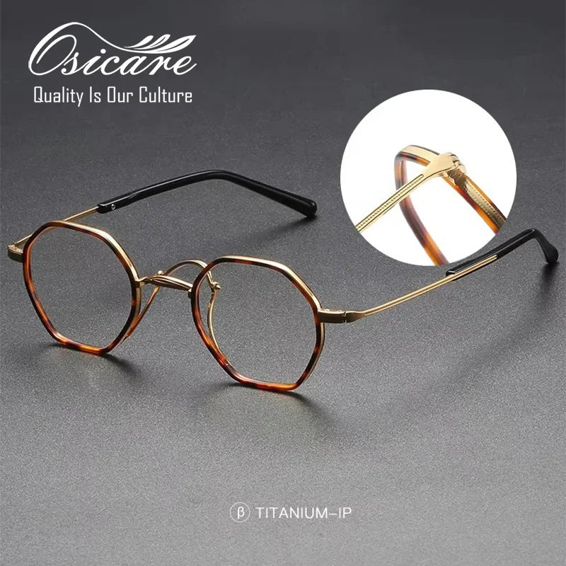 Luxury Brand Eyewear Colormatic Eye Glasses Customize Spectacle Metal IP Pure Titanium Online Glasses Spectacles Frames for Men