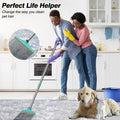 Advanced Reusable Cat and Dog Hair Remover Scraper 45-Inch Long Handle for Carpet Rug Mat Couch Grooming Tools