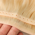Raw Russian Hair Double Inject XO Invisible Hole Weft Twin Tab Skin Weft Extension with Holes