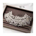 Luxury Shiny Diamond Hair Accessories for Brides Hair Hoop Wedding Hair Jewelry Rhinestone Headband