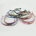 5mm Satin Ribbon Lined Metal Wire Headbands with Same Color Ends Fabric Covered Hairbands Base Hair Hoops for DIY Kids Hair Bows