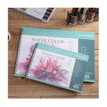 Potentate Artist Painting Drawing Watercolor Paper Pad 16sheets Hot Press Wire Bound 270x390mm Acid Free for Certified