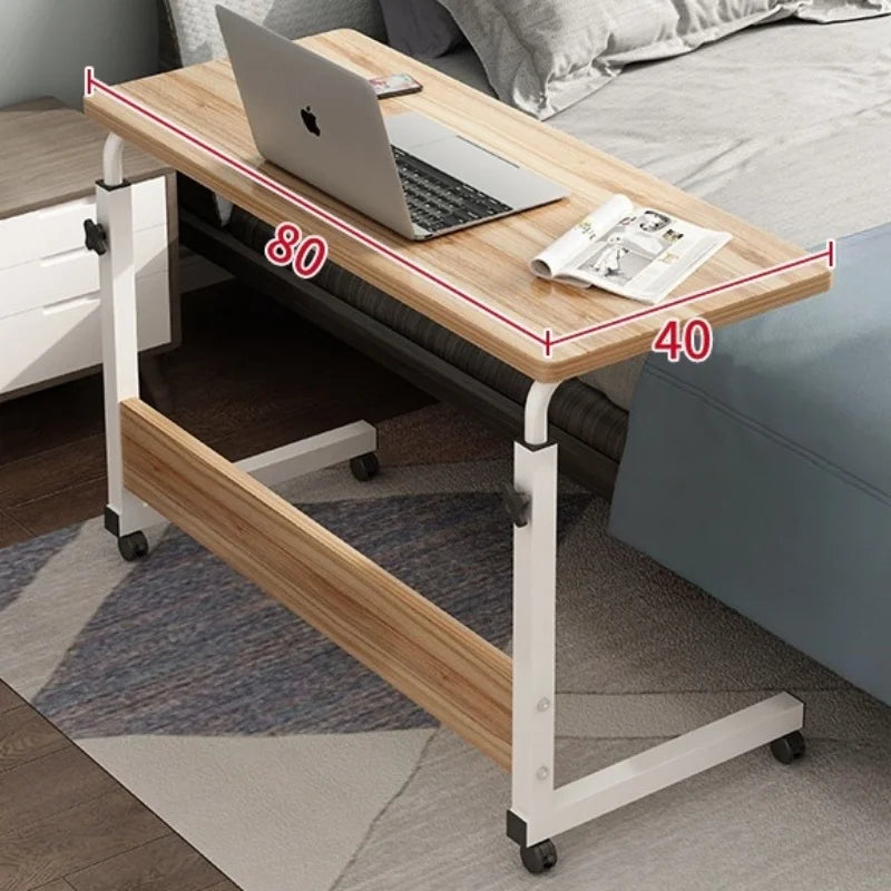 Brilliant Factory Hot Sale Movable Simple Modern Laptop Table Bed Revolving Modular Foldable Tilting 90 Design Steel Legs