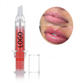Custom Your Logo Vegan Natural Instant Lip Volumiser Moisturizing Rich Sexy Lips Enhance Hyaluronic Acid Lip Plumper Gloss