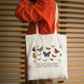 Custom Printed Cotton Canvas Shopping Tote Bag DIY Factory-Recycled Organic Shoulder Bag with Logo Letter Pattern