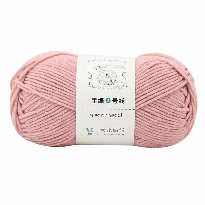 Crochet Acrylic Wool Yarn Knitting Six Strands of Wool 100% Milk Cotton Yarn Crochet Velvet Yarn