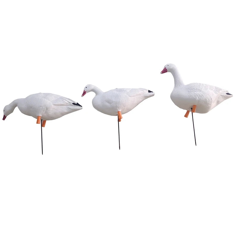 Foldable Lightweight Artificial EVA Foam Canadian Goose White Wild Snow Goose Duck Hunting Decoy