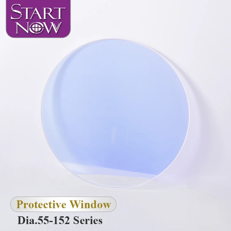 Startnow Laser Protective Lens for 6-8KW Welding Marking Machine F-theta Scan Lens Front Mirror Dia.75-156mm Protection Glass