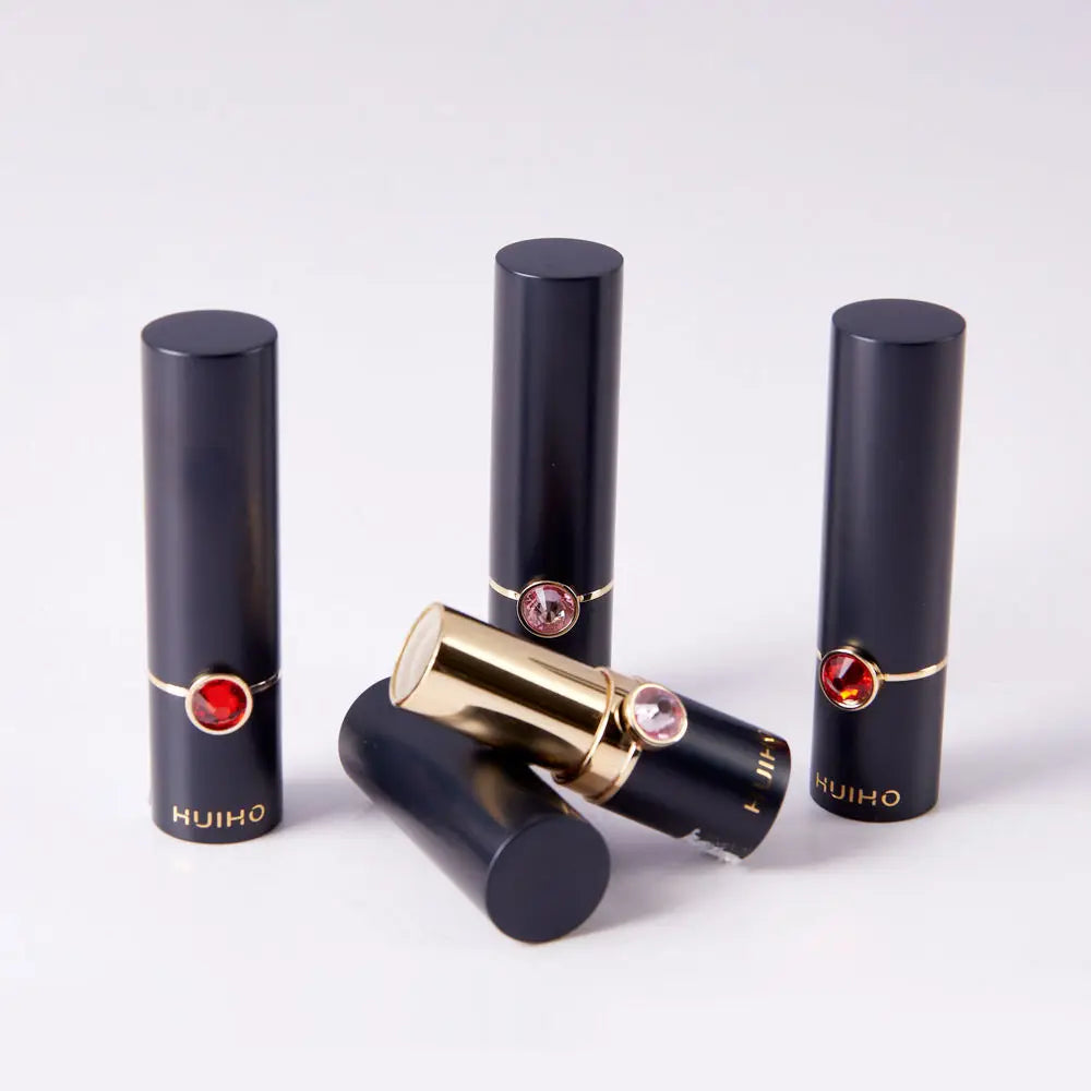 HUIHO Hot Sale Custom logo Aluminum Metal Lipstick Tube Cosmetic Velvety Matte Lip Stick Vegan Long Lasting Lipstick