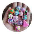 High Quality Round Heart Cube Star Round Beads Acrylic Spacer Beads for Jewelry Making Charm Beads DIY Bracelet Necklace