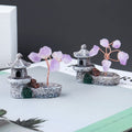Amethyst Tooth Micro Landscape Wholesale Natural Raw Gemstone Standard Fish Tank Landscaping Decoration Specimen