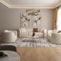 Foshan Manufacturer Modern Design Living Room Furniture Luxury Sectional 1 2 3 Seater Leather Sofa Set for Home