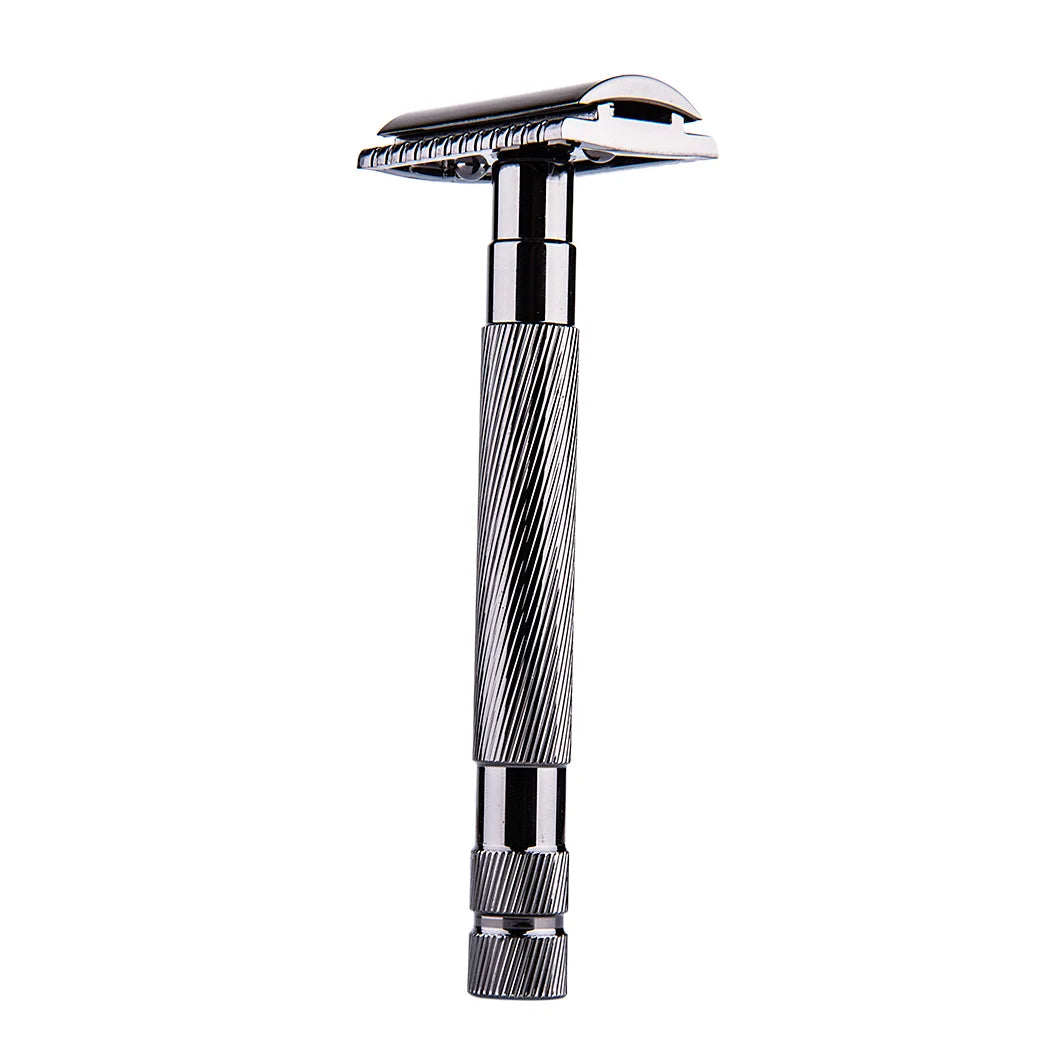 Heavy Weight Double Edge Safety Razor Zinc Alloy Durable & High-Quality Shaving Razor for Men Precision Shaving