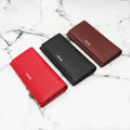 Fashion Full Grain Leather Women Long Style Wallets with Stock