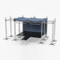 Spigot Stage Truss Roof Truss System With Stage Design Lighting Flat Truss for Outdoor Lighting Events