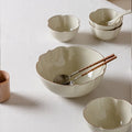 Solhui Retro Ceramic Household Tableware Set Flower-shaped Noodle Bowls Fish Plates Wholesale