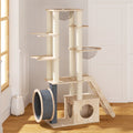 Quickly Delivery Cat Tree House Solid Wood Cat Climbing Tree Tower Furniture Indoor With Treadmill