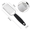 Stainless Steel Grater Cheese Garlic Planer Knife Multi-Purpose Shredder Kitchen Tool With Plastic Handle Flat Grater Knife