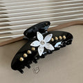 Autumn Winter Elegant Large Clip Hairpin for Women Advanced Sensing Back Head Disc French Design Acetate Hair Claw