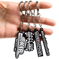 Custom Logo Promotional Cute Kawaii Designer 2d 3d Rubber Key Ring Holder Soft Key Chains Letters Keychain Pvc Charms