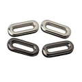 Nolvo World 25mm 3Colors Wholesale Good Quality Oval Eyelet Grommet Grommet Eyelets Oval Eyelets for Boots