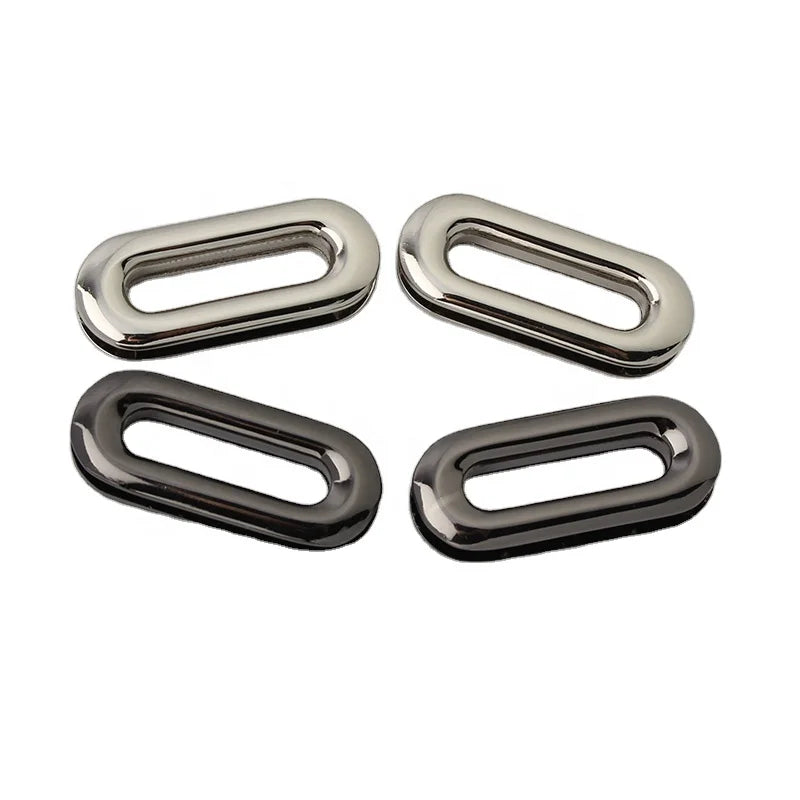 Nolvo World 25mm 3Colors Wholesale Good Quality Oval Eyelet Grommet Grommet Eyelets Oval Eyelets for Boots