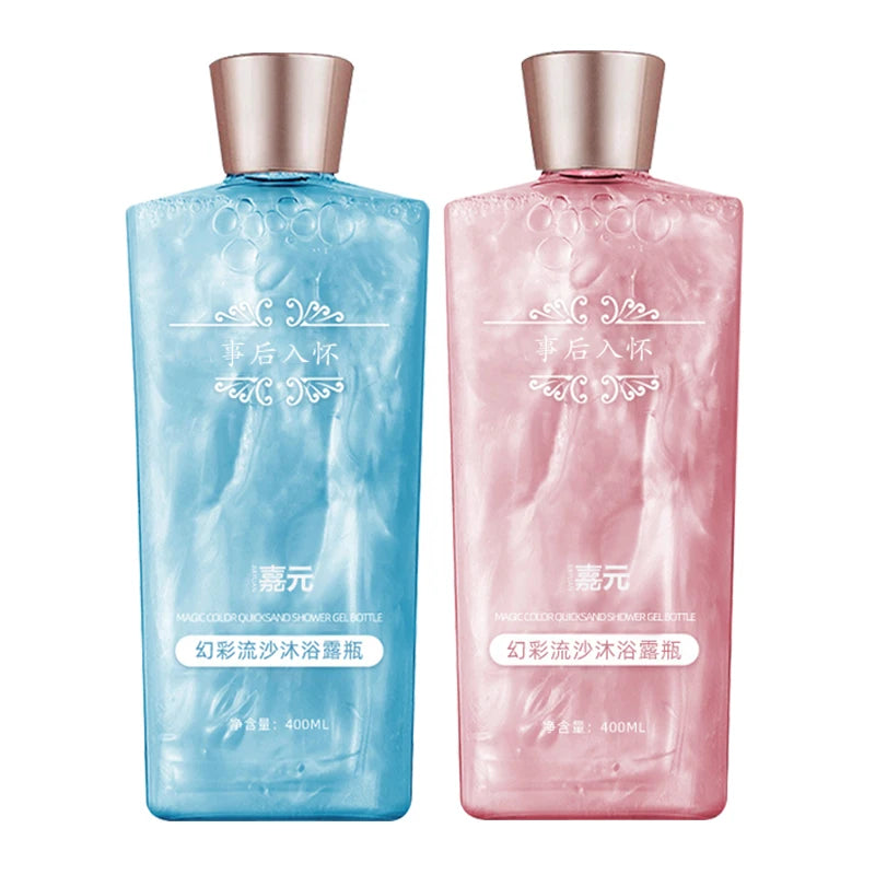 400ml Custom Oval Shower Bottle Packaging