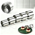 5cm Height D5/6/7/7.5/8/9/10cm Stainless Steel Seamless Round Cheese Mousse Mould With Different Size Baking Cake Ring