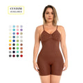 Plus Size Body-Shaping Bodysuit Jumpsuit Backless Seamless Shapers Firm Control Shapewear